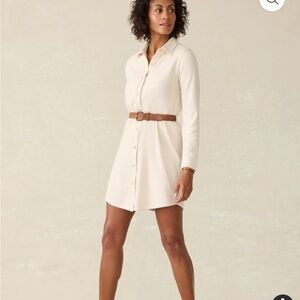 Faherty Legend™ Sweater Dress - Off White